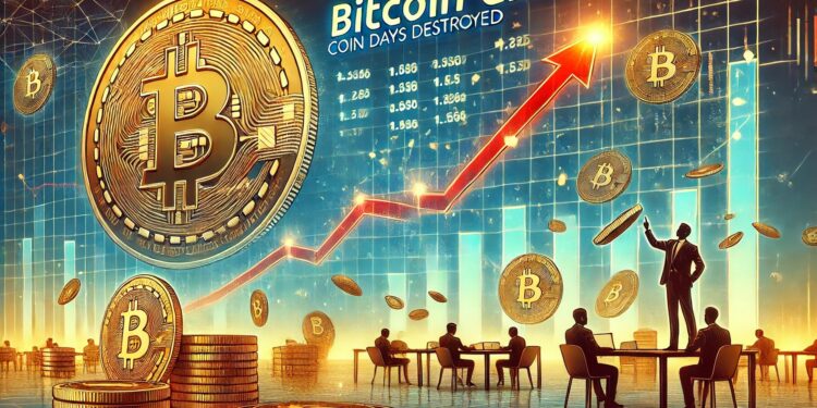 Bitcoin CDD Shows Uptick In Coin Movement — Early Signs of Profit-Taking?