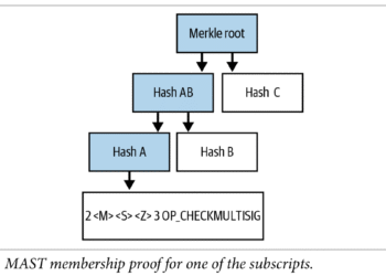 How to compute MAST commit bytes in bitcoin payment?