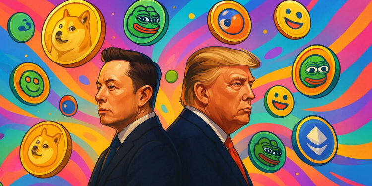 Trump–Musk feud becomes memecoin meta, leads to surge in trading volume