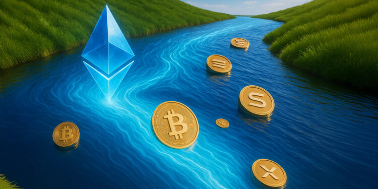 Ethereum steals the show in record $11.2B July inflows