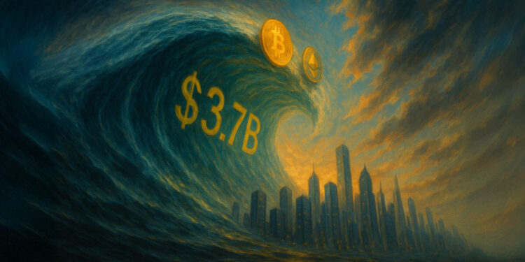 Bitcoin ETFs propel crypto inflows to new heights above $3.7B