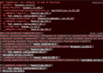 Webpack issue with tiny-secp256k1 and ECPair