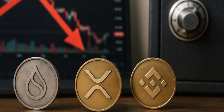 Amber International shares fall 6.7% following addition of Sui, XRP, BNB to $100 million reserve