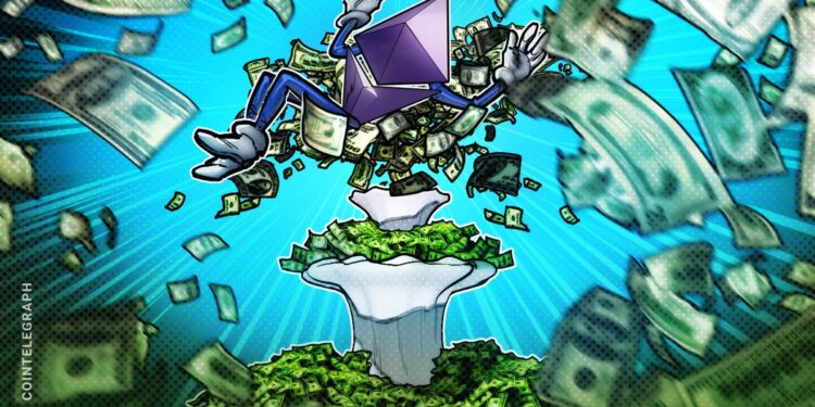 ETH Trader turns $125k into $43M, locks in $7M after market downturn