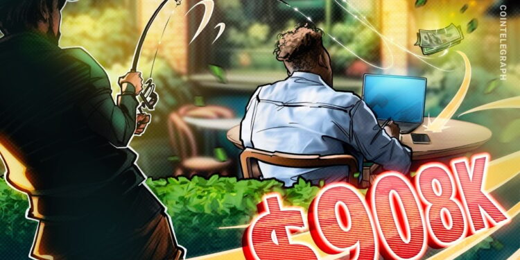 Crypto Victim Loses $908,551 In Delayed Phishing Attack