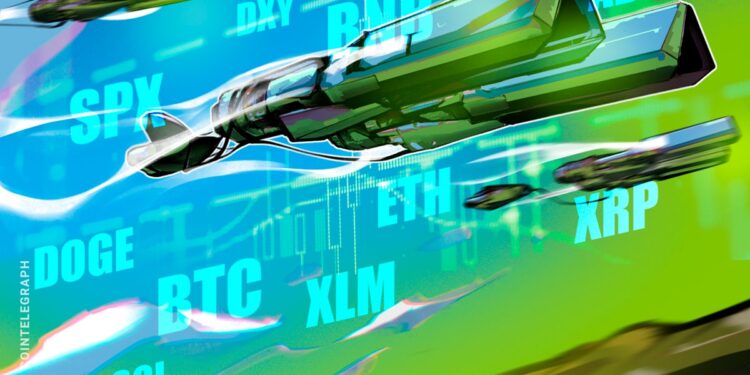 Price Prediction for SPX, DXY, BTC, ETH, XRP, BNB, SOL, DOGE, ADA, XLM