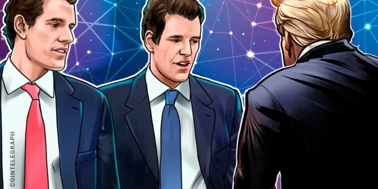 Winklevoss Twins Deepen Ties To Trump Family With Mining Investment: Report