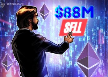 Ethereum Whale ‘7 Siblings’ Sells $88M, Still Holds $5.6B in ETH