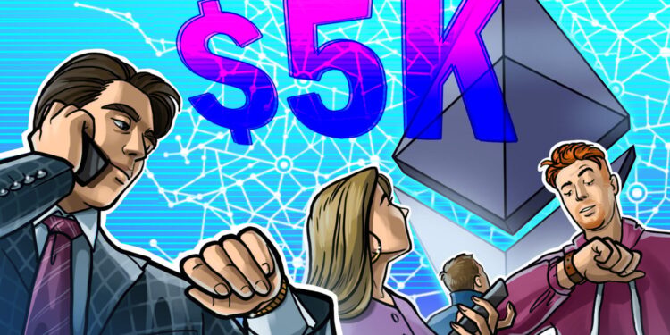 ETH Treks Toward $5K As Data Confirms Trend Change