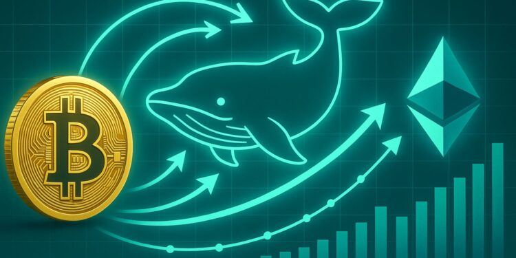 Bitcoin Whale Turns To Ethereum, Drives $3.5 Billion In Crypto Transactions