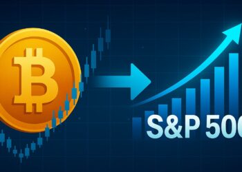 Bitcoin–S&P 500 Correlation Hits 80%, Tying Crypto To Stocks