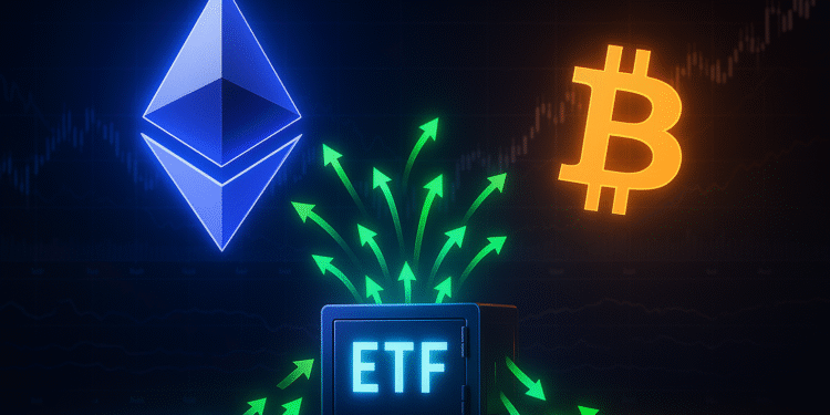 Ethereum ETFs Top BTC For 7 Days In Row As Inflows At $455M