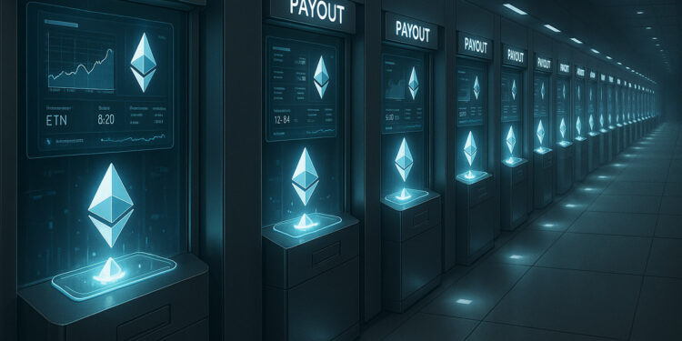 BTCS hands out $0.40 per share in Ethereum dividend and its stock jumps 10 percent