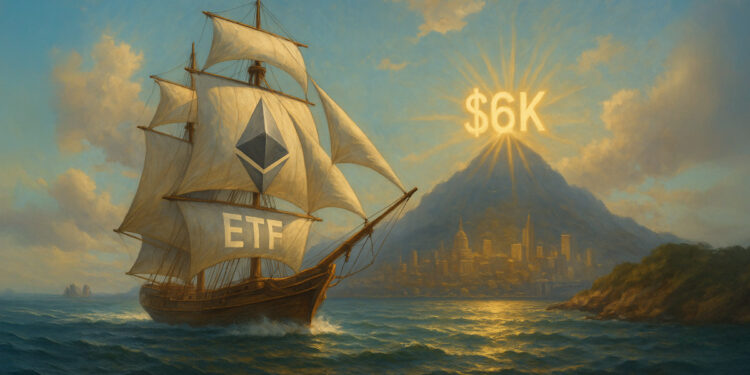 Why $5.4 billion in July inflows could fuel Ethereum’s biggest rally yet toward $6k