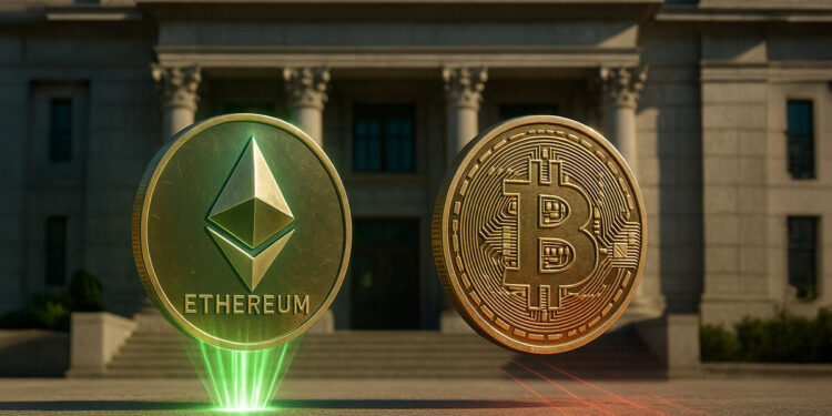 Bitcoin bleeds $404M in a week investors pivoted to Ethereum