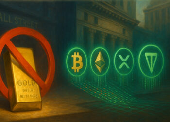 Gold legally barred from what BTC, XRP, TON, ETH are now doing to Wall Street