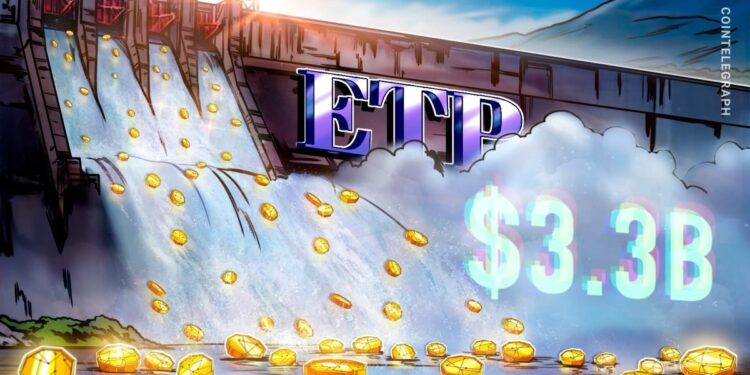 Bitcoin, Ethereum and Solana ETFs See $3.3B Inflows Last Week
