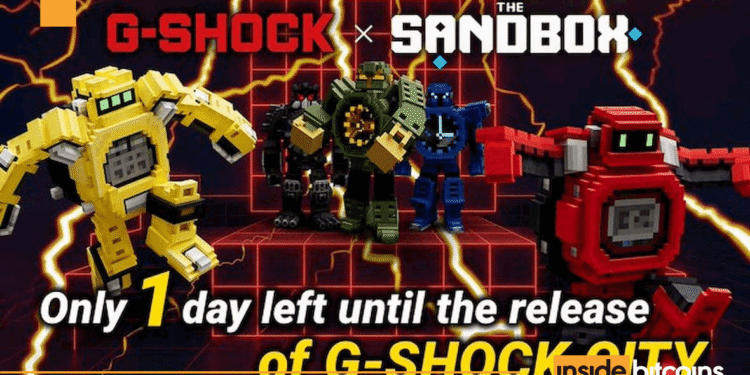 G-shock Set to Launch a City in the Sandbox Metaverse This Week