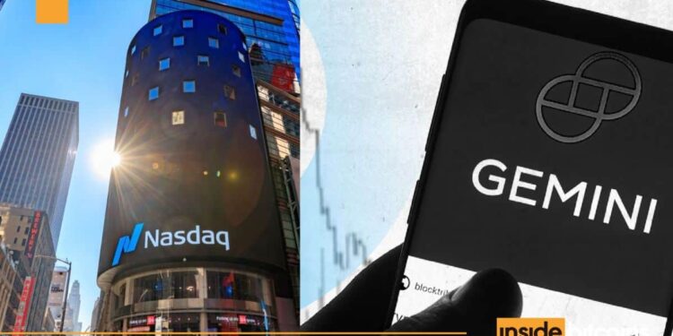 Gemini Secures $50M Nasdaq Investment Ahead Of IPO