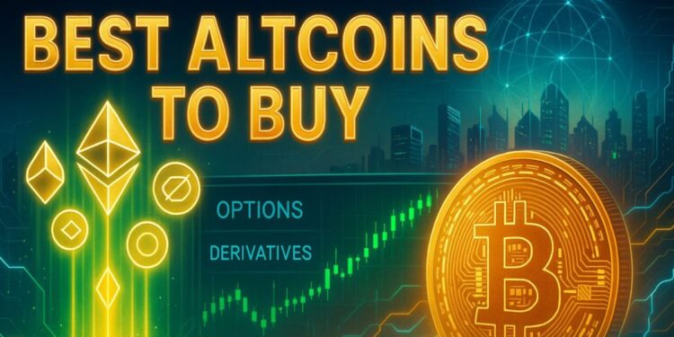 Best Altcoins to Buy as Options & Derivatives Push Bitcoin Toward $10T Market Cap
