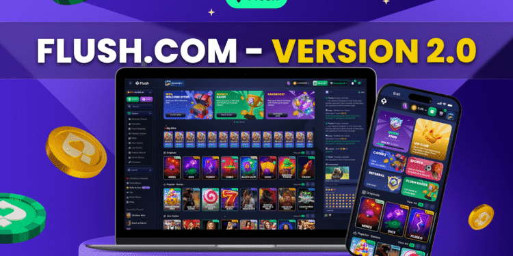 Flush Casino V2: Bonuses, VIP Rewards and 8,000+ Games