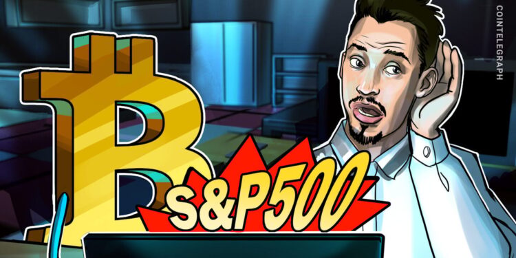 S&P 500 Is Up 106% Since 2020, But Has Collapsed Against Bitcoin