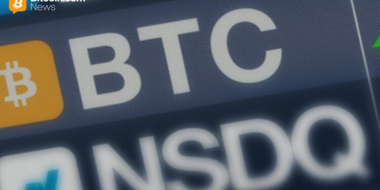 Bitcoin Tracks Nasdaq Losses, Not Its Rallies