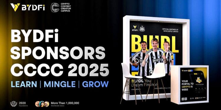 BYDFi Joins CCCC Lisbon 2025 as Sponsor, Empowering Creators and Web3 Education
