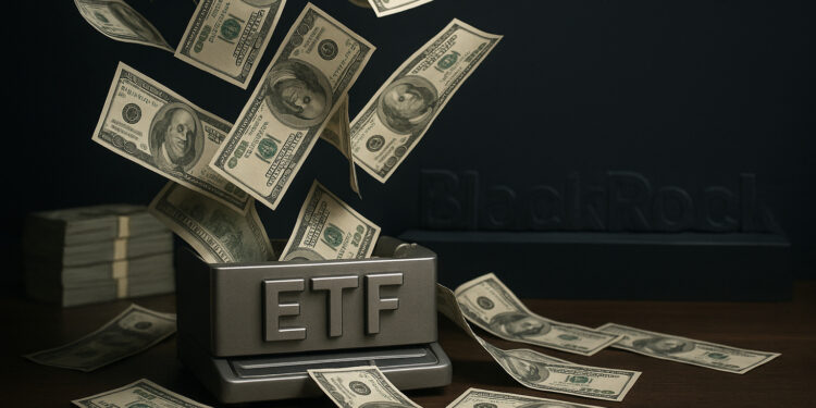 odpływ 500 mln USD z ETF BlackRock w jeden dzień