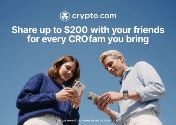 Crypto.com Enhances App Referral Feature With CRO Rewards