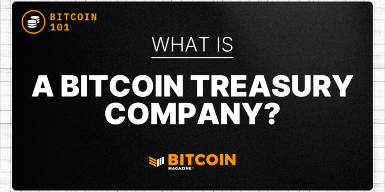 What Is A Bitcoin Treasury Company?
