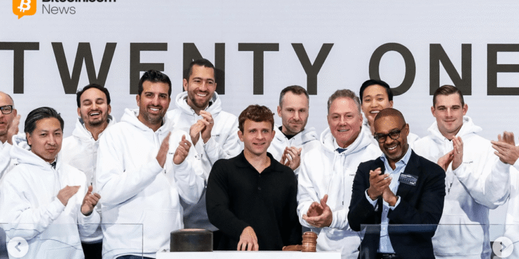 From SPAC to NYSE: XXI Opens Lower as Investors Size up Its Bitcoin Treasury Model