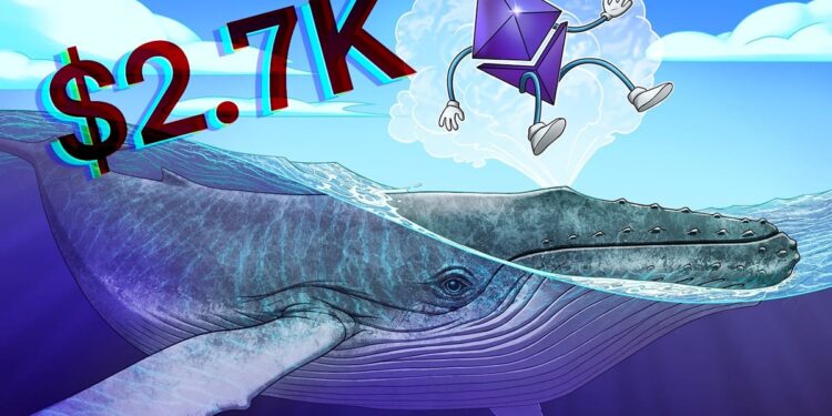 ETH Dip Buyers Absorb $130M Ether, But Risk Of $2.7K Drop Remains