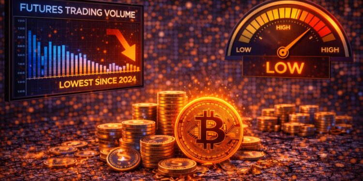 Bitcoin Futures Trading Volume Falls to Lowest Monthly Level Since 2024