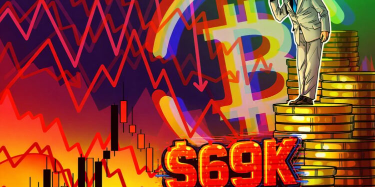 Bitcoin Sees First $69,000 Dip in 15 Months as ‘Someone Enormous’ Sells