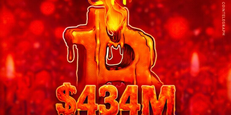 Bitcoin ETFs Record $434M Outflows Amid BTC Slide Below $70K