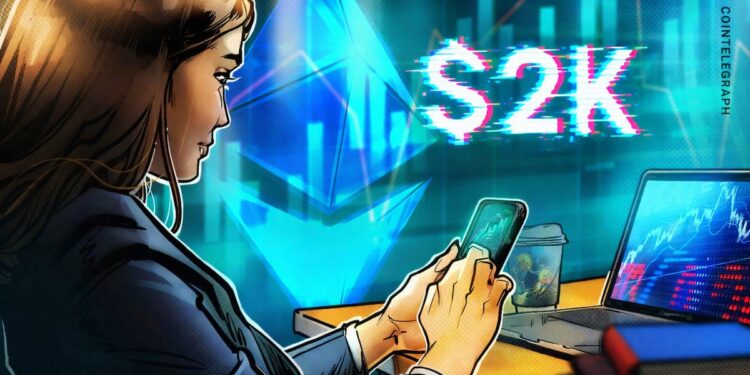 Sub-$2K ETH Price Levels Emerge As Key Long-Term Demand Zones