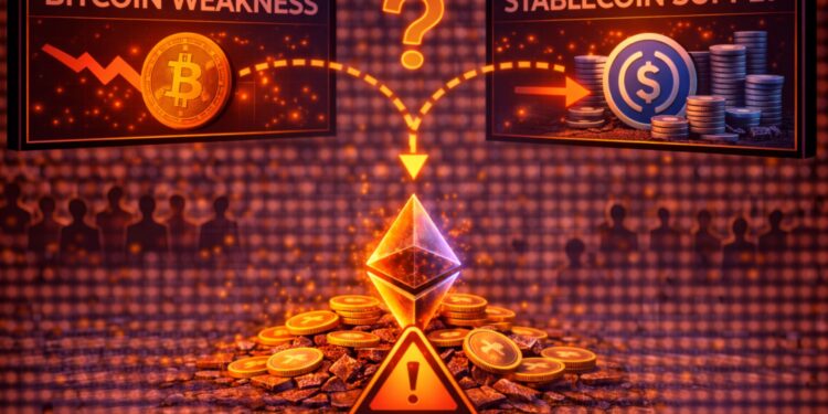 Bitcoin Weakness Persists: Stablecoin Supply Signals Risk-Off Environment