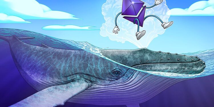 Ethereum OG Whale Rebuilds $19.5M ETH Stack Amid ETF Bleed