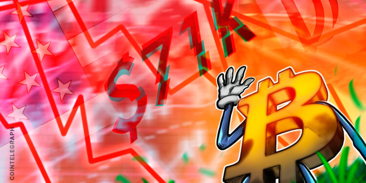 Bitcoin Falls As US-Iran War Negotiations Fail In Pakistan