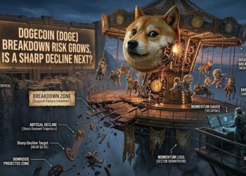 Dogecoin (DOGE) Breakdown Risk Grows, Is a Sharp Decline Next?