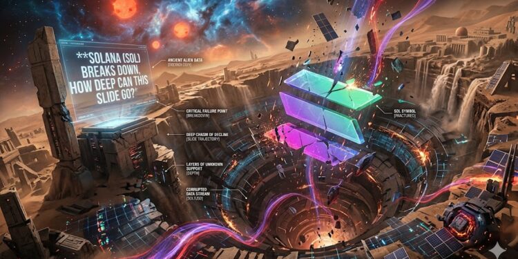 Solana (SOL) Cracks Lower, Traders Brace for Volatile Selloff