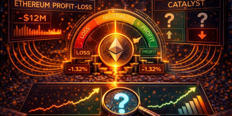 Ethereum Profit-Loss Indicator Is Hovering Just Below Neutral – The Market Waits for A Catalyst