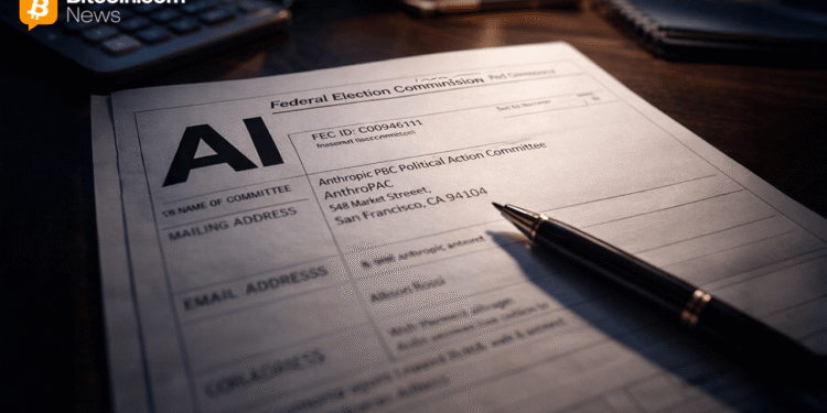 Anthropic Registers AnthroPAC With FEC Amid Pentagon Dispute – Bitcoin News