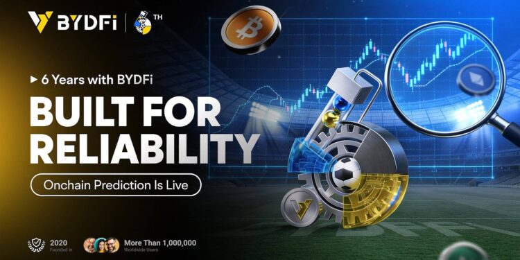 BYDFi Reviews 6th Anniversary with Prediction Market Launch