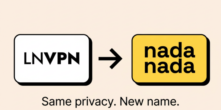 LNVPN Rebrands To Nadanada.me As Privacy Infrastructure Expands With Anonymous ESIMs And Lightning Payments