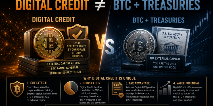 Digital Credit Cannot Be Replicated With Bitcoin And Treasuries