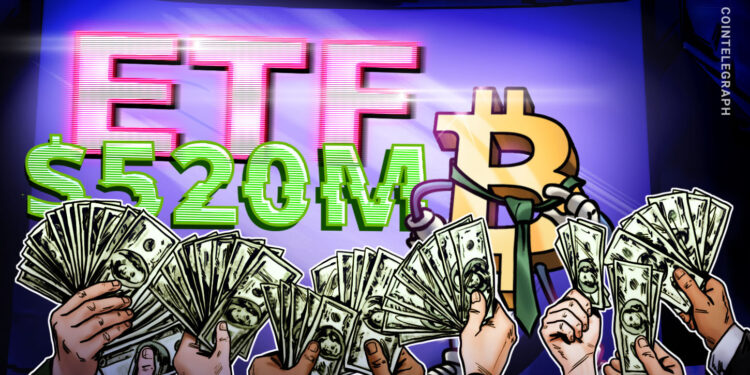 Spot Bitcoin ETFs See $532M Inflows as BTC Reclaims $80K