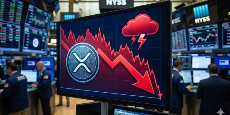 XRP Price Weakness Builds, Traders Brace For Fresh Selloff