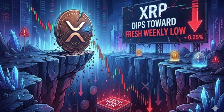 XRP Price Under Pressure Again, Traders Eye Possible Weekly Breakdown